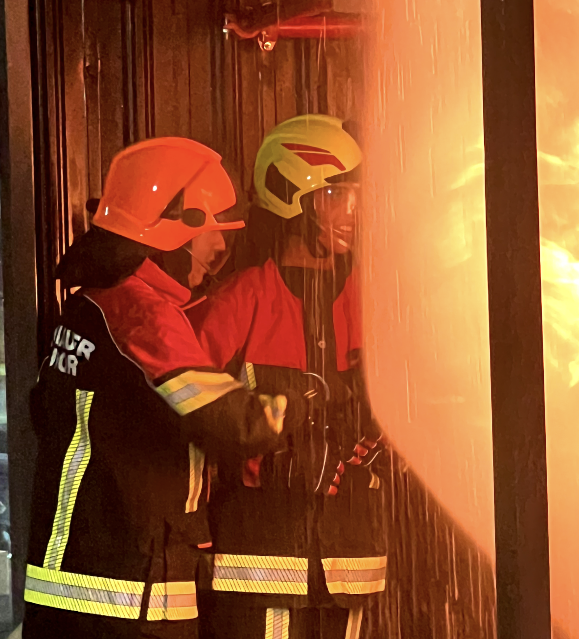 entrenamiento incendios